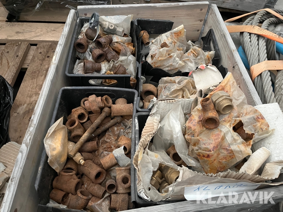 Rørfittings blandet lot