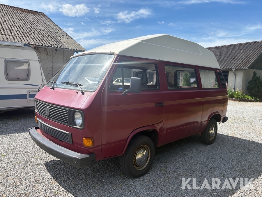 Minibus Volkswagen T 3 med camper top