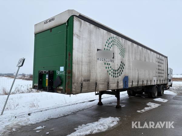Gardintrailer med liftbagsmæk Kel-Berg D510V PRSSL20-tri-sys