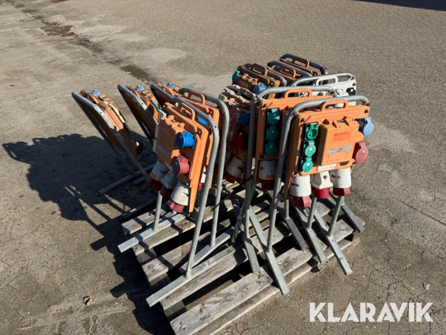 Byggestrømstavler Bygg El 5074 12 styk