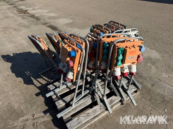 Byggestrømstavler Bygg El 5074 12 styk