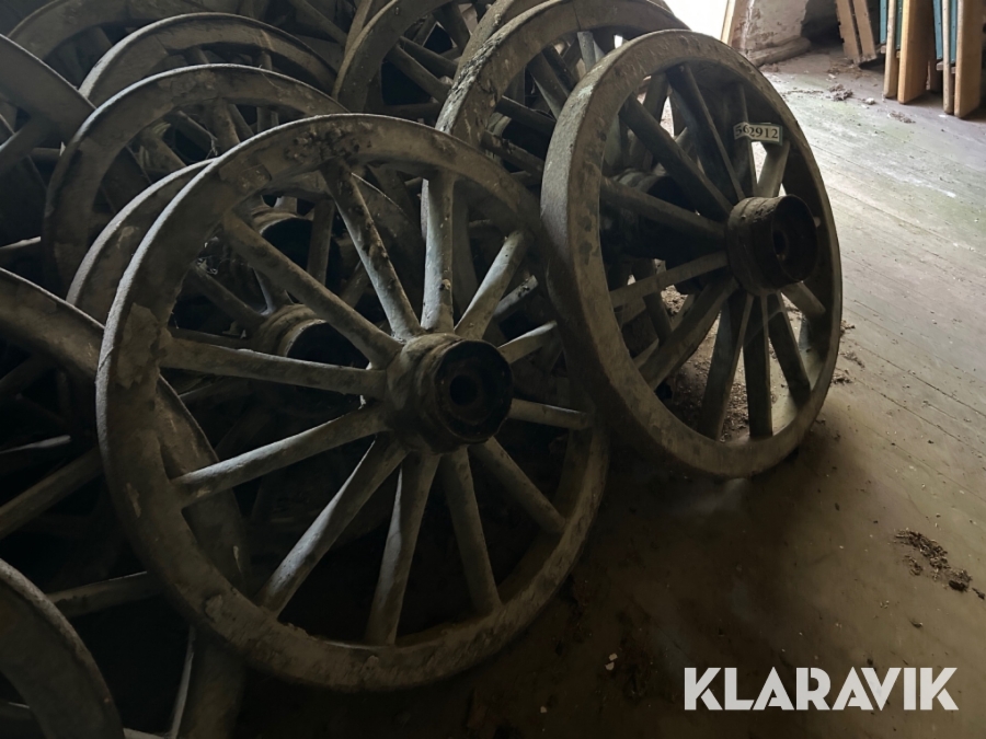 Hestevognshjul 2 styk