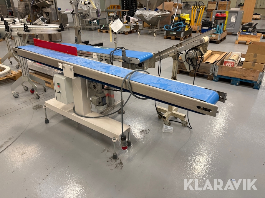 Transportbånd med motor 3 styk