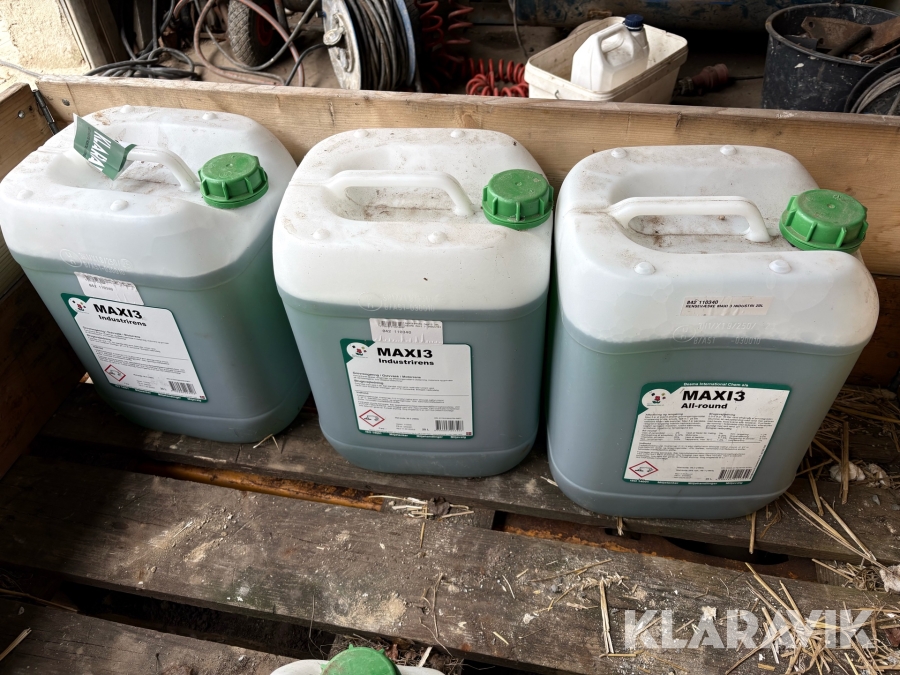 MAXI 3 Industrirens / All-round – 3 stk. á 20 L