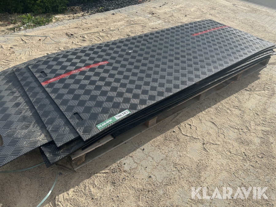 Køreplader 3 meter, 18 styk