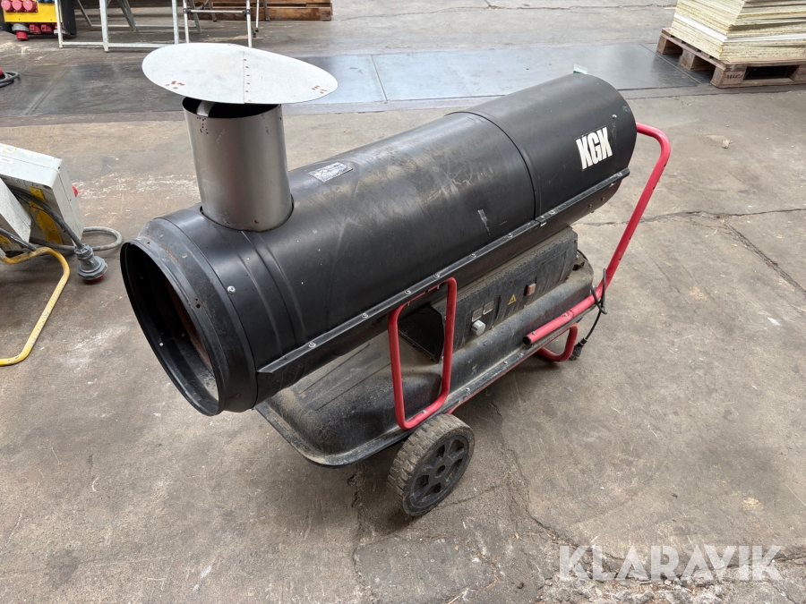 Varmekanon KGK 80 KW med skorsten