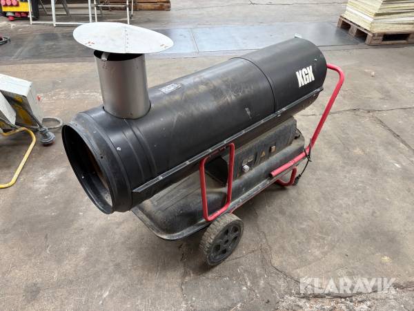 Varmekanon KGK 80 KW med skorsten