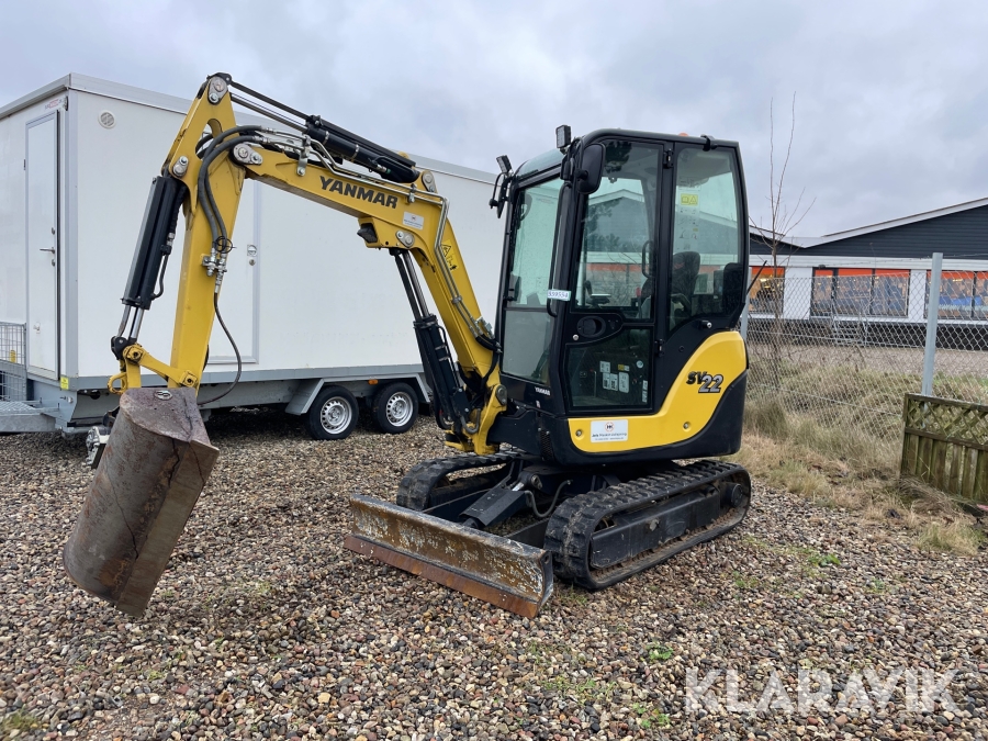 Minigraver Yanmar SV22 2.2 ton