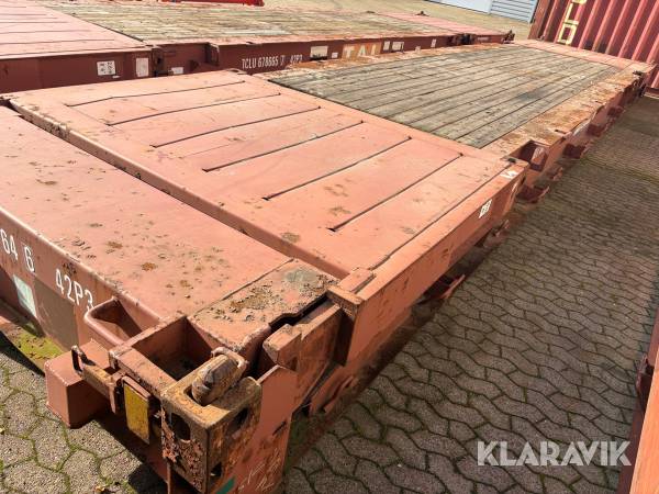 Sammenklappelig flat rack-container PT. ASPEK KUMBONG KB40-FR-11R2 - 40 fods