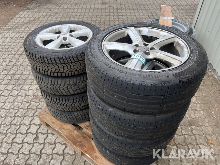 Komplethjul Audi/Nissan Q7/Qashqai sommer/Vinter