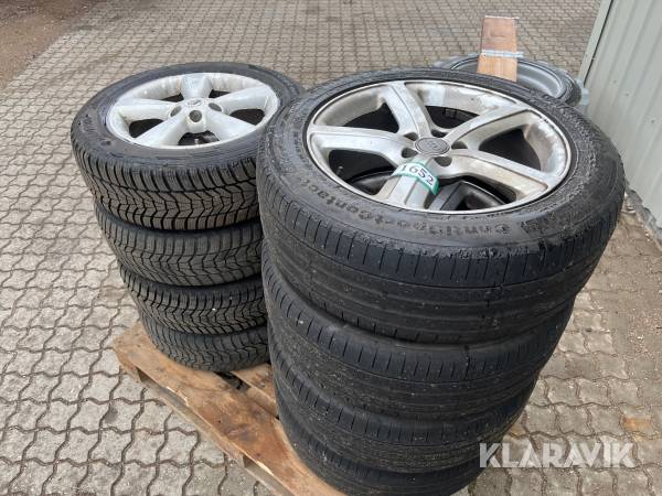 Komplethjul Audi/Nissan Q7/Qashqai sommer/Vinter