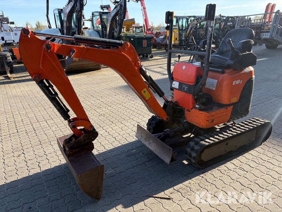 Gravemaskine Kubota U10-3