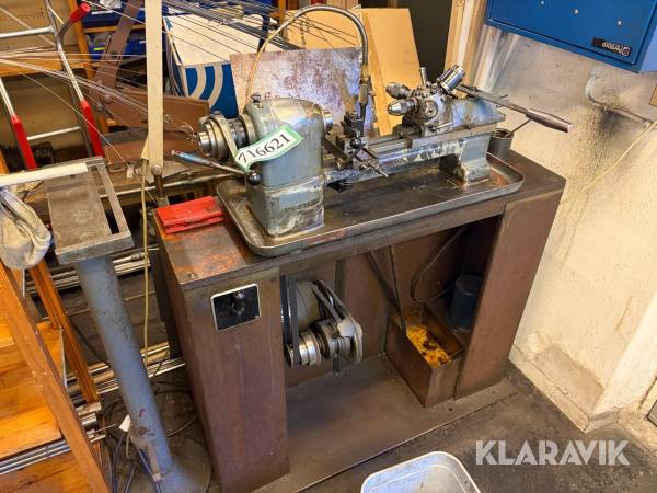 Drejebænk Schaublin 70 præcision med understel