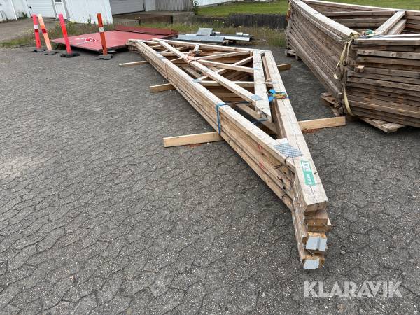 Spær træ 800cm Træ spær - 6 styk/ 800cm