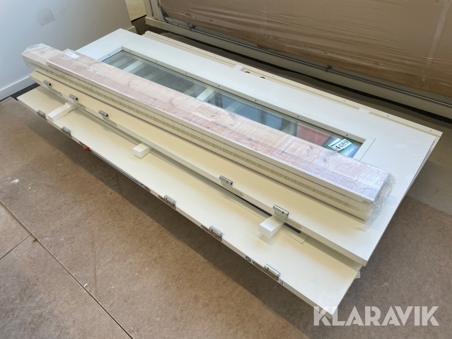 Dobbelt indvendig branddør Swedoor BD60 med glas.