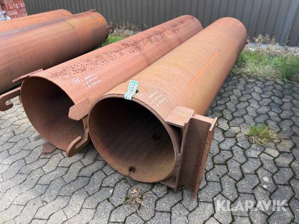 Casing jern rør Ø. 3000x680mm 2 styk