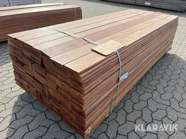 Cumaru terrassebrædder Incoadex - 20x140x2750mm - 233 styks