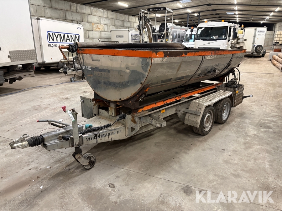 Asfaltlad EC Flex Kroghejstrailer