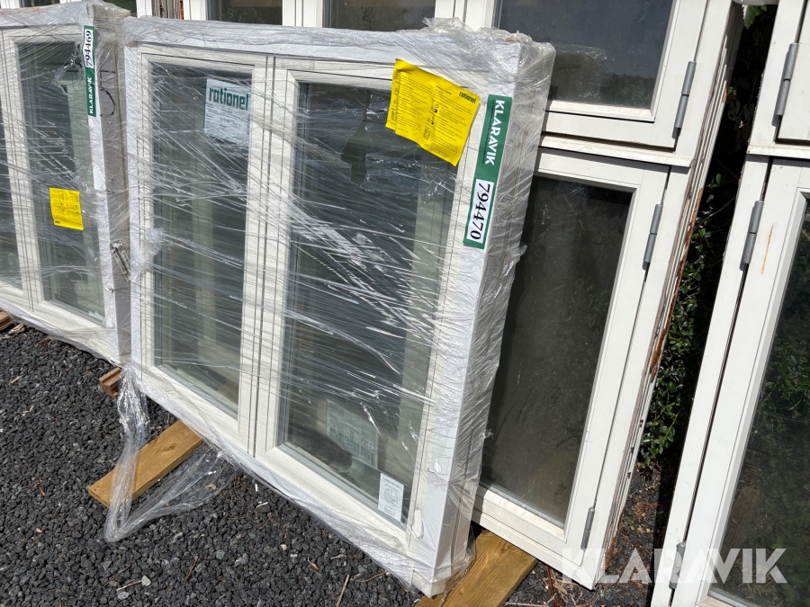 Vindue Rationel Optifloat clear 4mm 521x1025mm 1 styk 