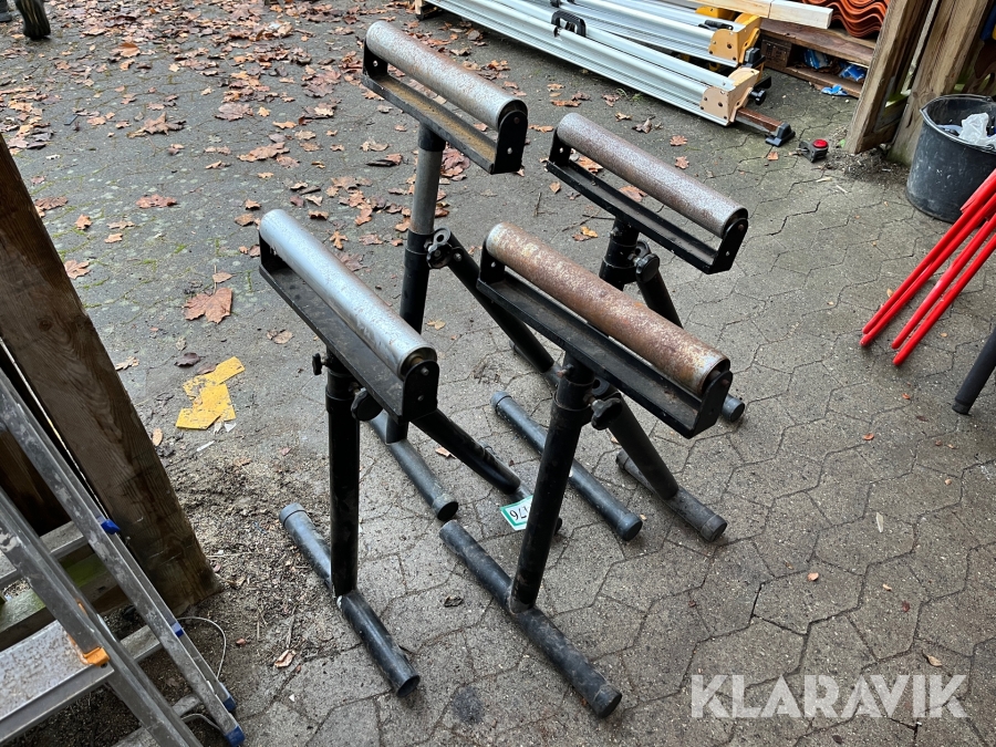 Rullestandere 4 stk justerbare