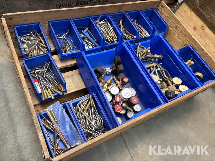 Diverse skærebrænder dele