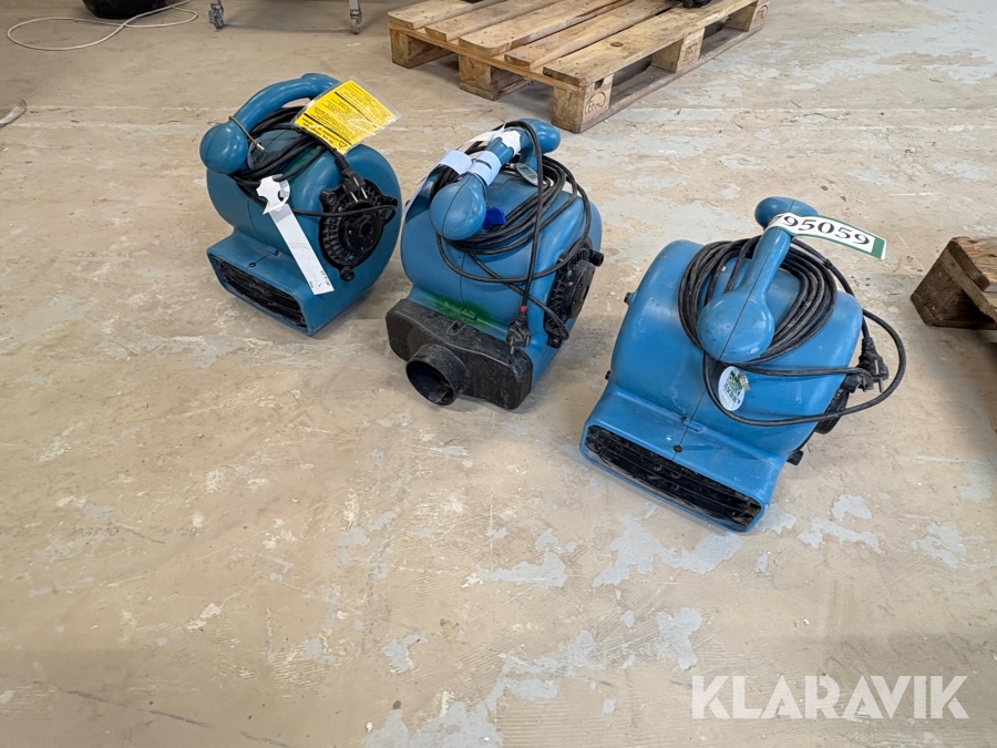 Lufttørrere Drieaz Sahara compact 3 styk