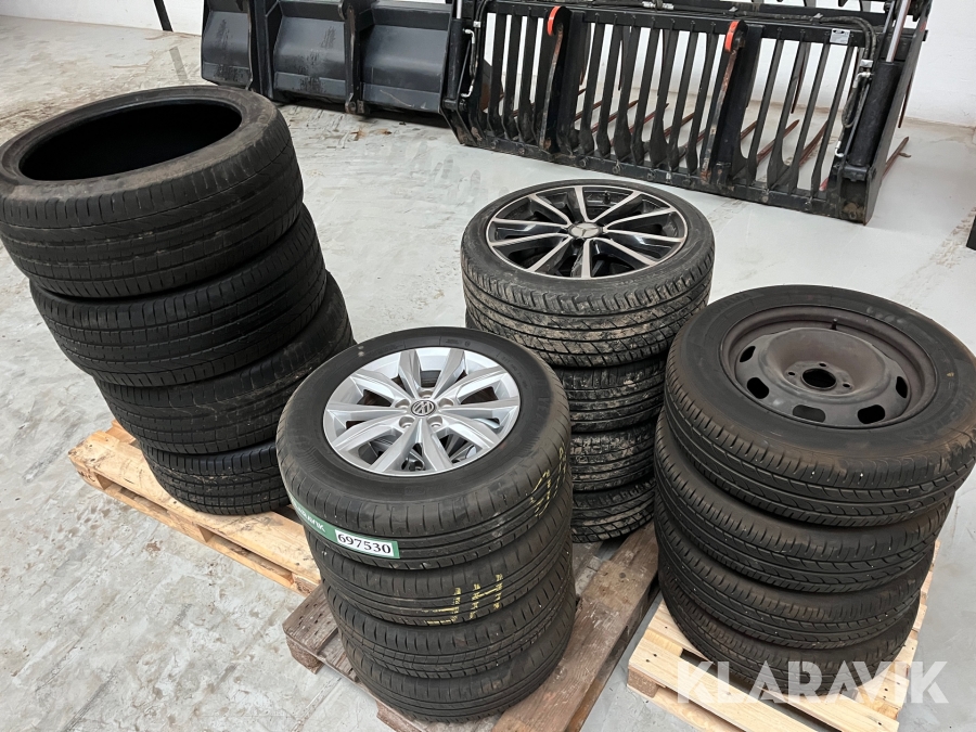 Lot - komplethjul og dæk 4 sæt