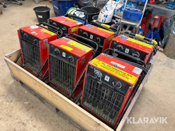Varmeblæser Veab BX9 - 6 styk
