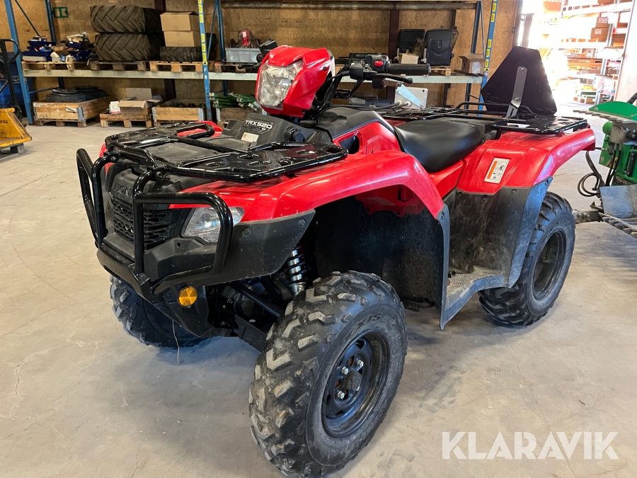 ATV med Honda TRX520 4x4 ed power steering