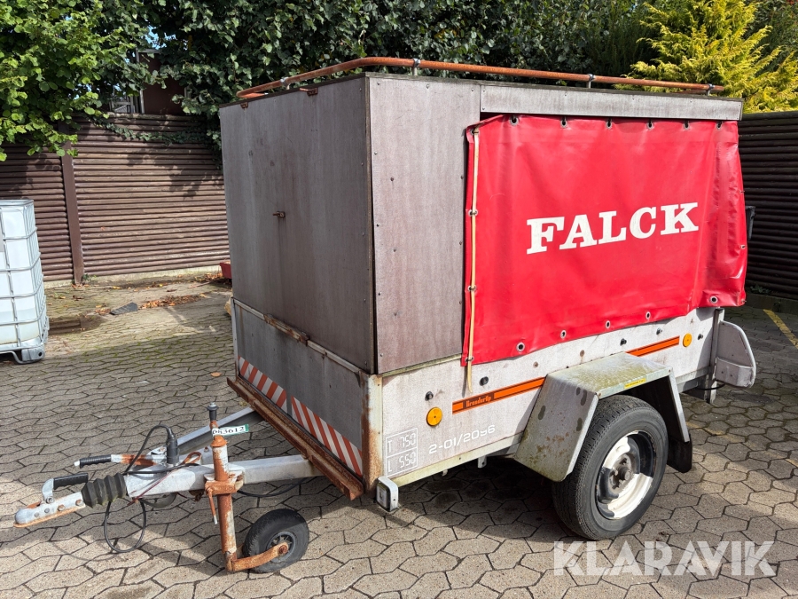 Trailer Brenderup - 750kg - med bremser