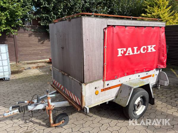 Trailer Brenderup - 750kg - med bremser