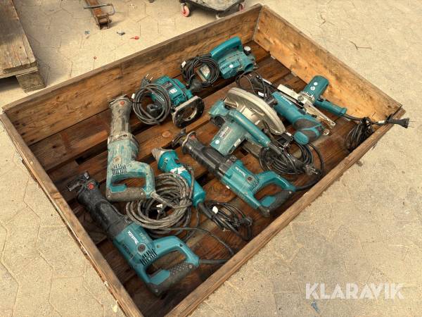 Håndværktøj Makita - 9 styk