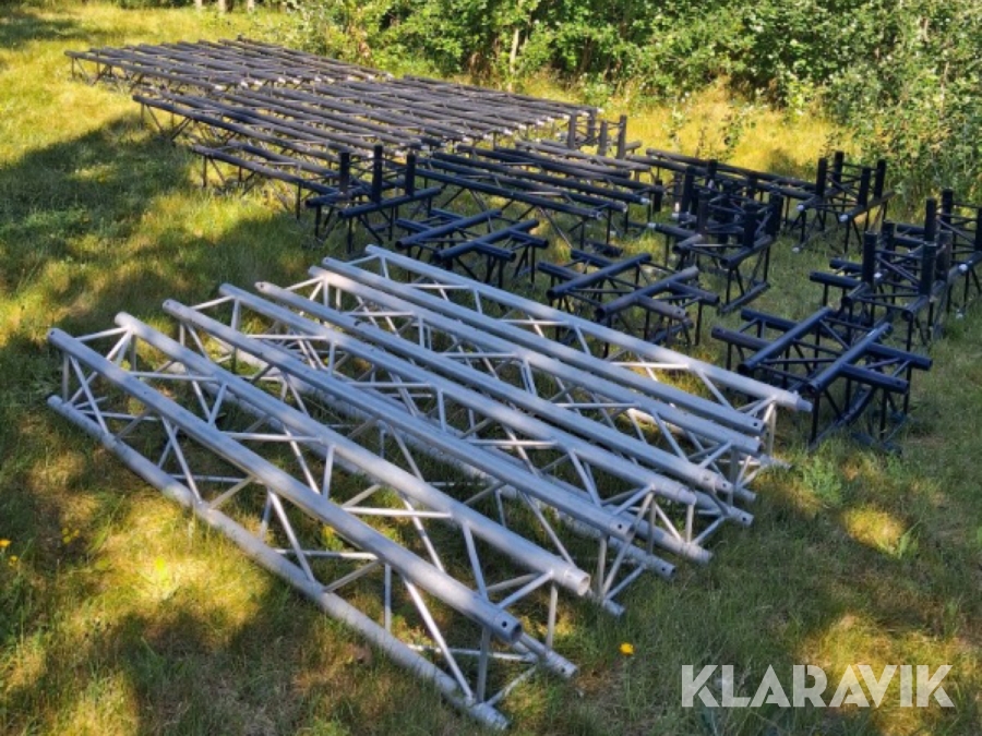 Sceneopbygning Alutruss 6082-2000 Black