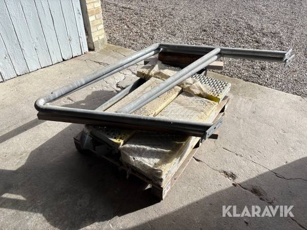 Rustfri stål trappe