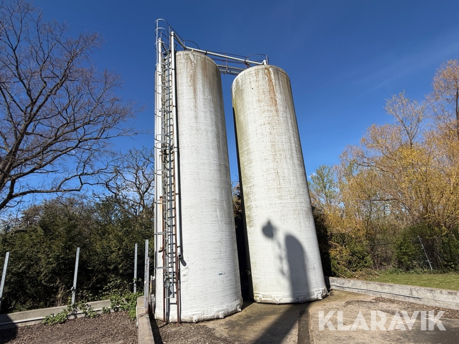 Glasfiber tanke 2 styk