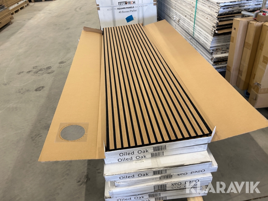 Akustikpaneler Fibrotech Oiled Oak light 40 styk