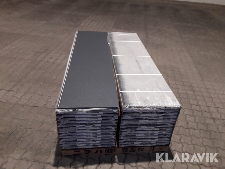Facadebeklædning komplet pakke Nichiha 4TG Anthracite Grey,