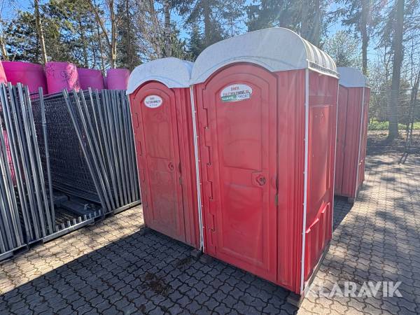 Toiletkabiner 2 styk