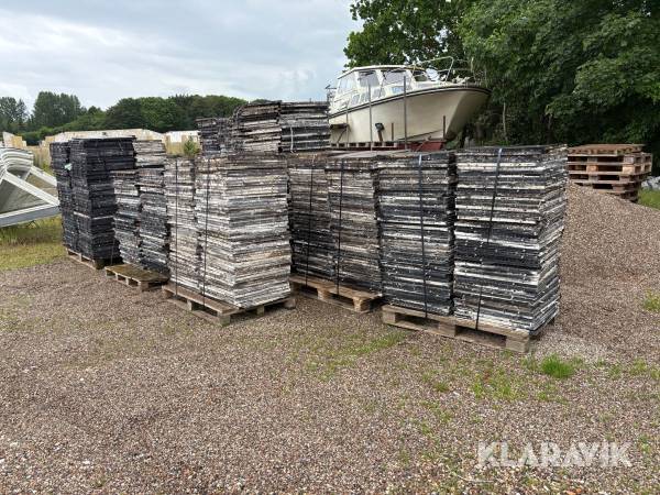 Plastriste/gulv ca. 1000 Styk