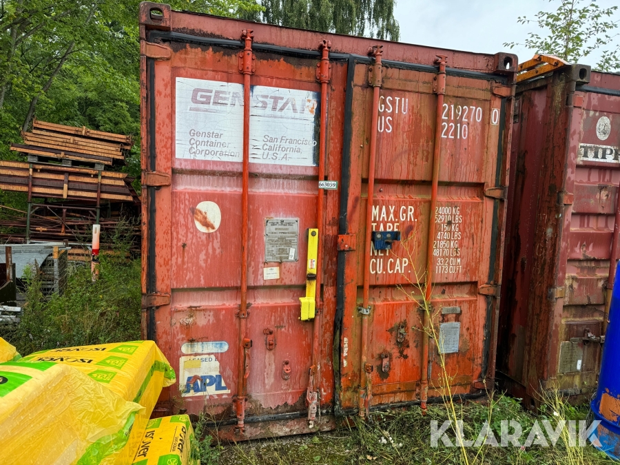20 fods container Genstar Container GS 022, Assens, Klaravik