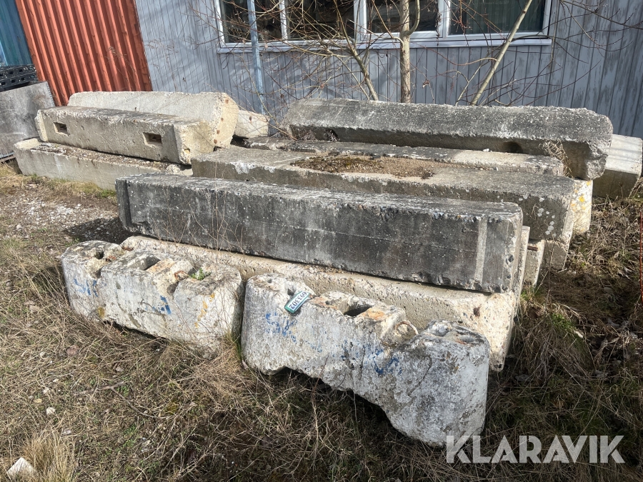 Betonklodser 19styk
