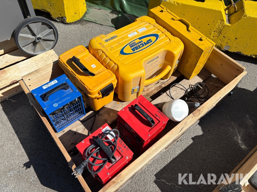 Håndværktøj og varmeblæsere - 1 palle