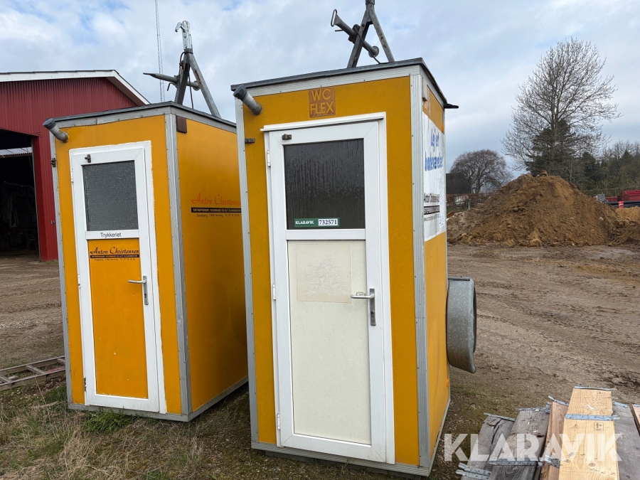 Toilet- og badeskur Scanvogn Wc flex