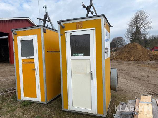 Toilet- og badeskur Scanvogn Wc flex