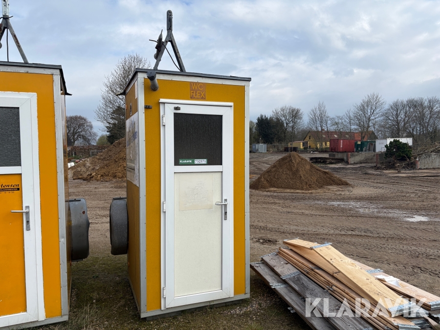 Toilet- og badeskur Scanvogn Wc flex