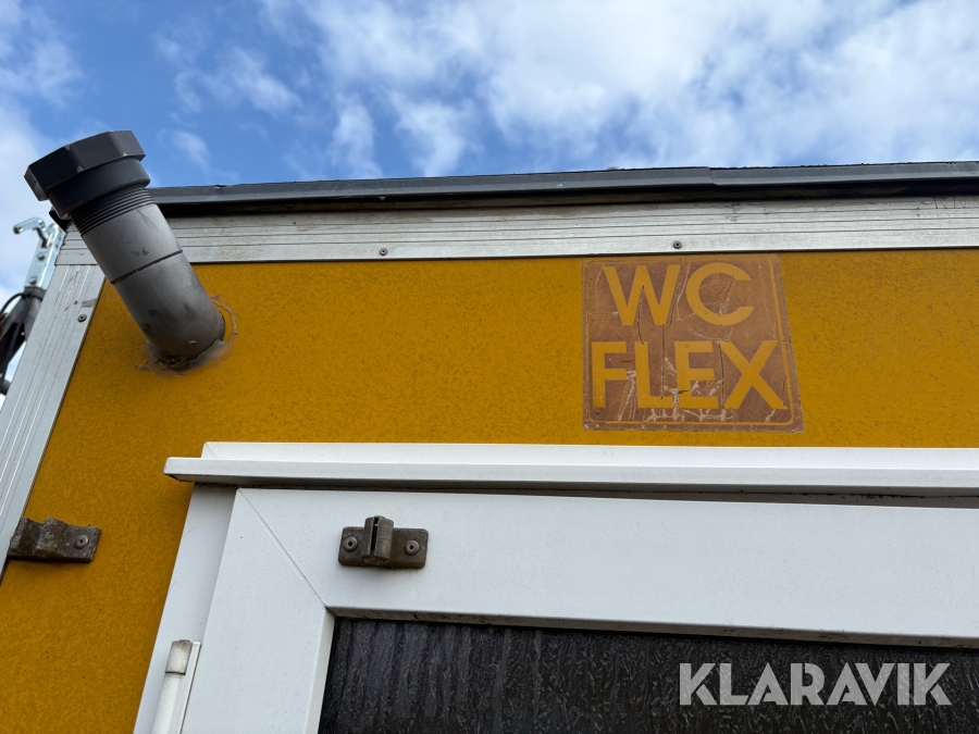 Toilet- og badeskur Scanvogn Wc flex