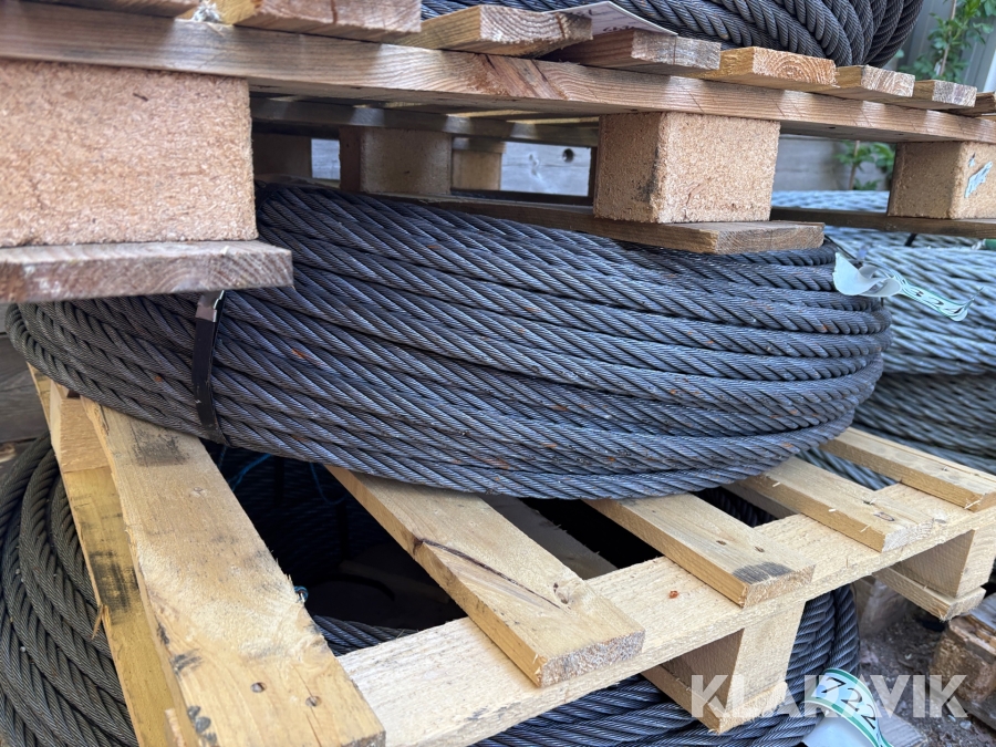 Stålwire Randers reb 6x36 - 1 bundt  af 249m, 20mm