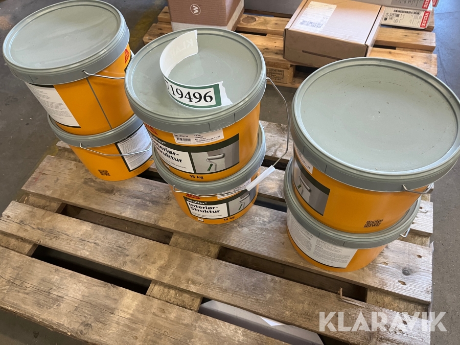 Strukturmaling Sika Fin 6 spande