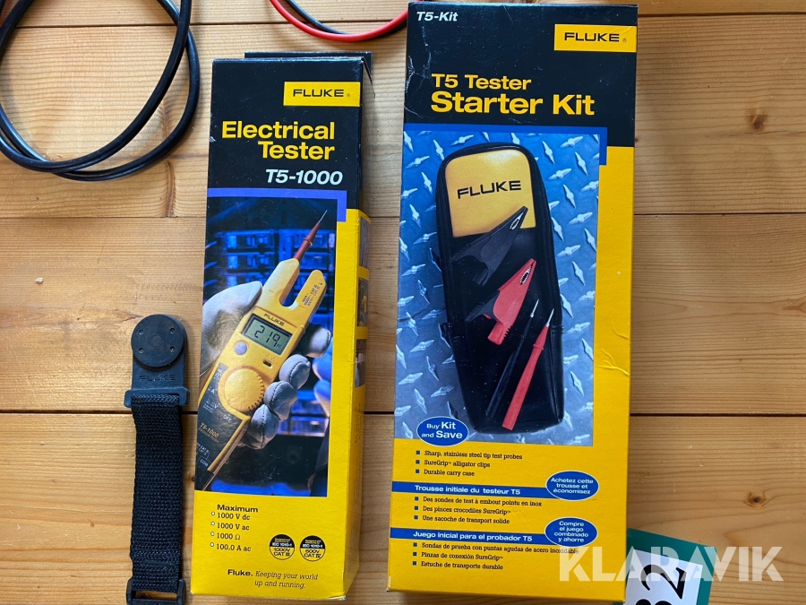 Spændingstester med taske & magnet Fluke T5-1000 / T5 Kit