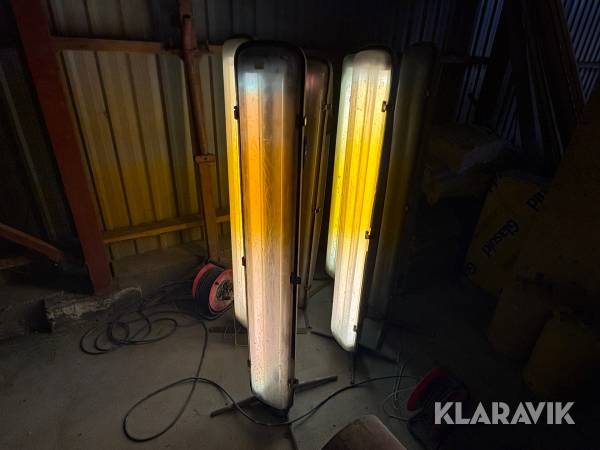 Arbejdslamper Phillips 6 styk.
